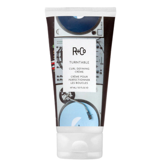 R+Co TURNTABLE curl crème, curl defining cream for wavy hair, lightweight curl styler, soft hold curl product, no-crunch curl cream, curly hair moisturizer, frizz control for curls, styling cream for natural curls, curl enhancer for definition, R+Co curl care