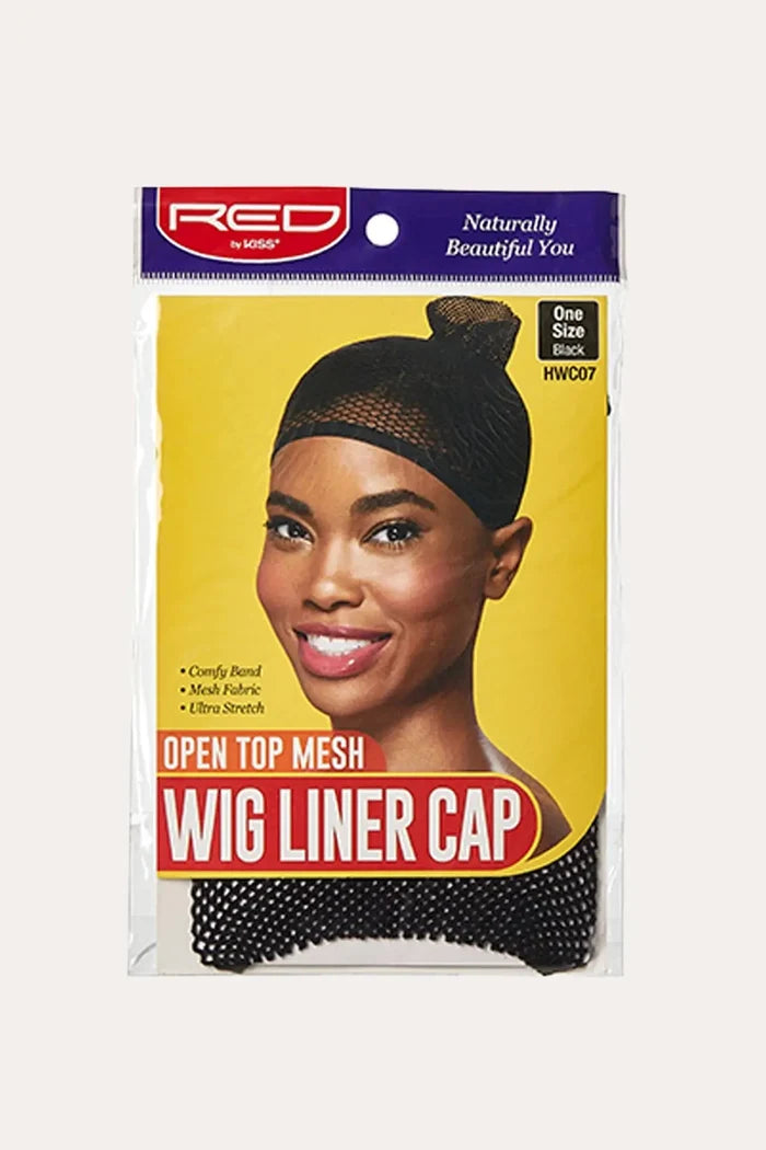 RED BY KISS OPEN TOP MESH WIG LINER CAP RED BEAUTY