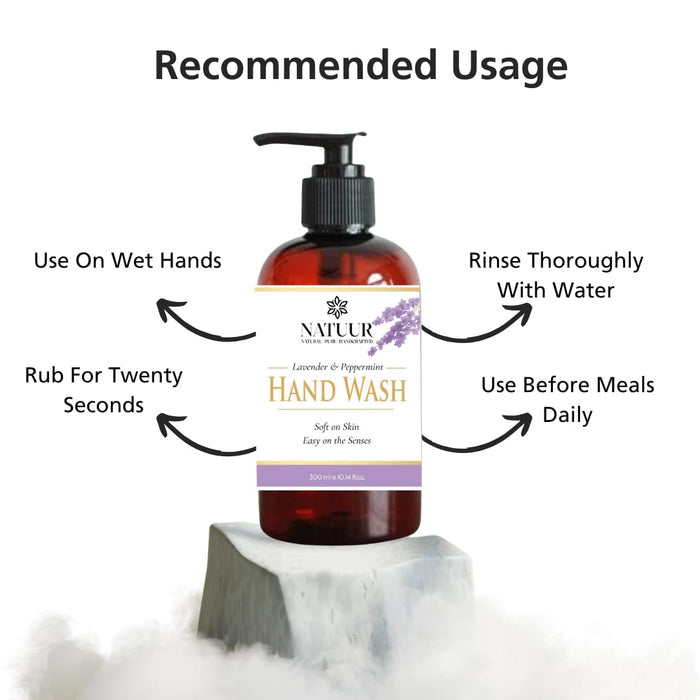REFRESH | Anti-Bacterial | Hand Wash Macrocarpal | Peppermint | Lavender | Aloe Vera | Clean | Refreshes | Protect