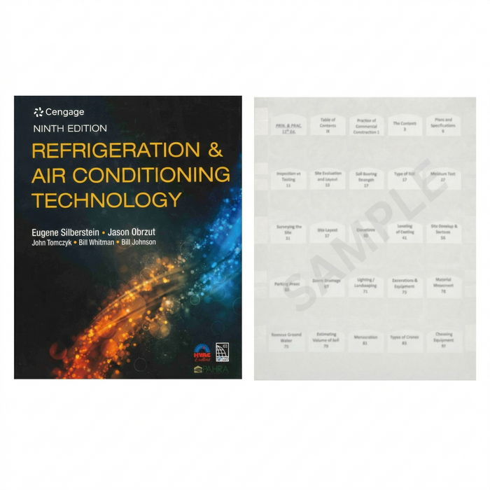 Refrigeration & Air Conditioning Technology, 9th Ed., 2021