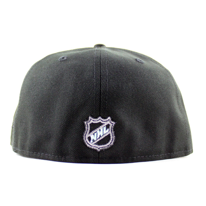 Retro San Jose Sharks All Star Patch New Era 59Fifty Fitted Hat (Black Gray Under Brim)