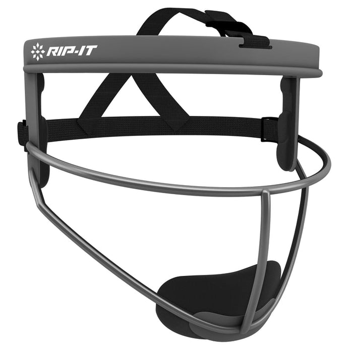 Rip-it Original Defense Pro Softball Fielder's Mask Equipment RIP-IT SPORTING GOODS Youth Charcoal