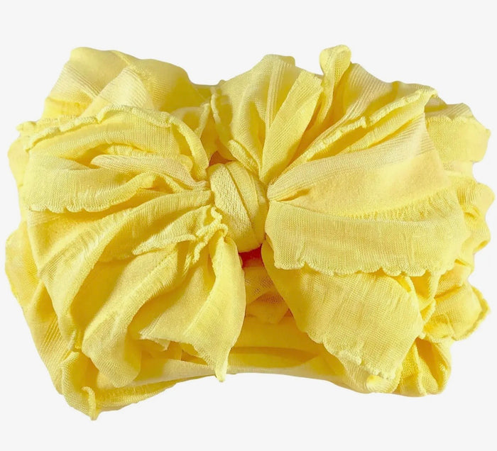 Rockin Royalty Buttercup Ruffled Headband