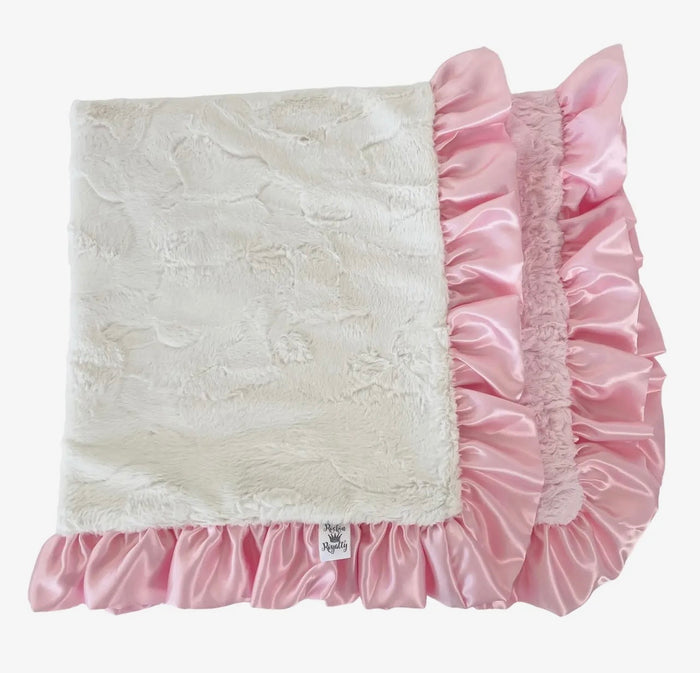 Rockin Royalty Girly Girl Luxe Cuddle Blanket