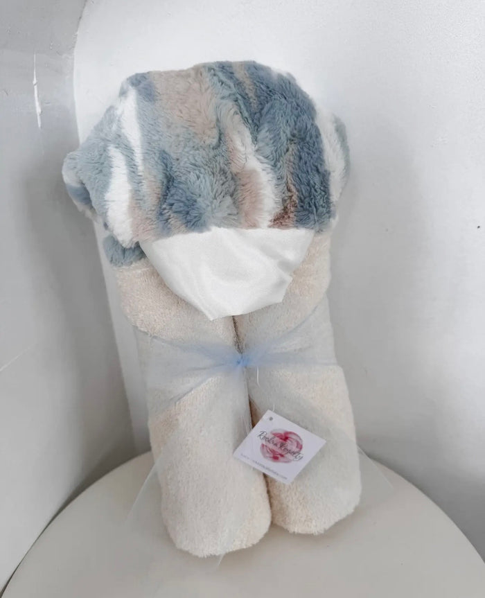 Rockin Royalty Riptide Plush Hooded Towel