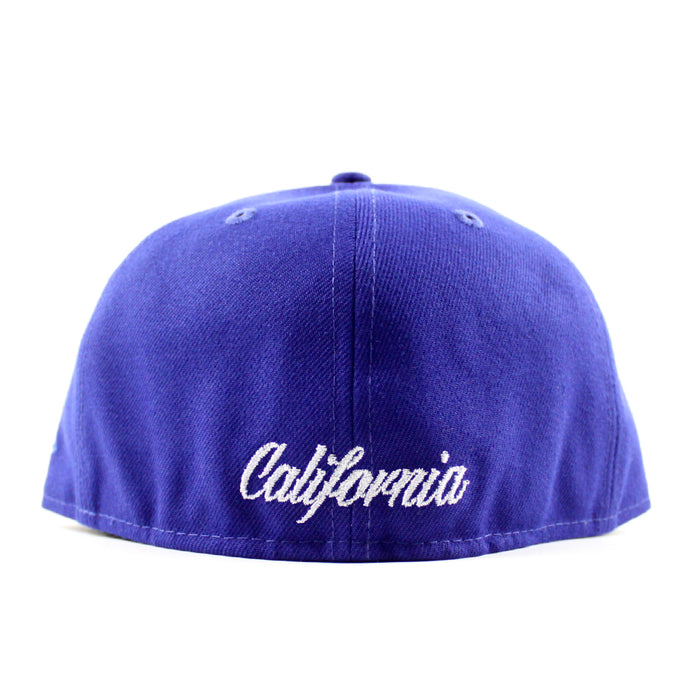 ROOSTER California New Era 59Fifty Fitted Hat (Royal Blue Gray Under Brim)