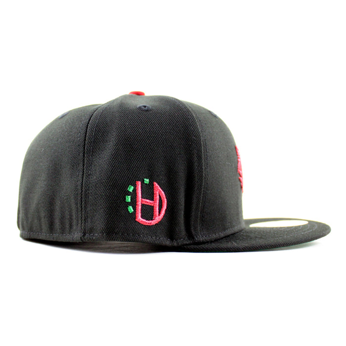 ROOSTER Halftime Patch New Era New Era 59Fifty Fitted Hat (Black Green Under Brim)