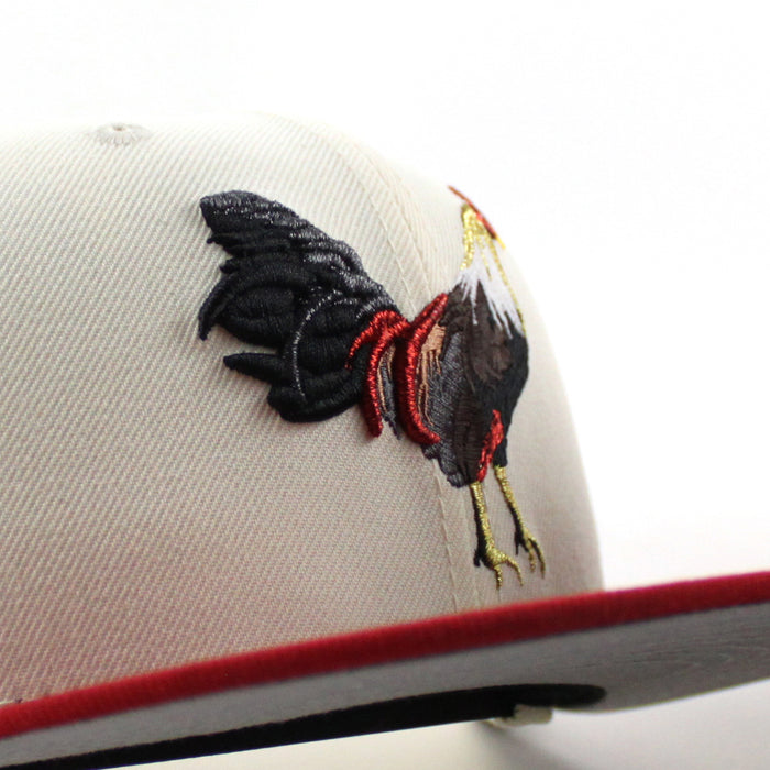 ROOSTER Philippines flag New Era 9Fifty Snapback Cap (Chrome White Red Gray Under Brim)