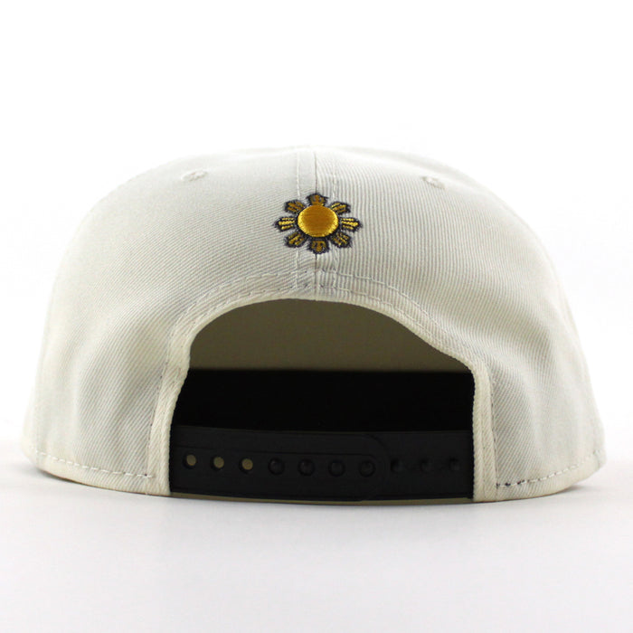 ROOSTER Philippines flag New Era 9Fifty Snapback Cap (Chrome White Red Gray Under Brim)