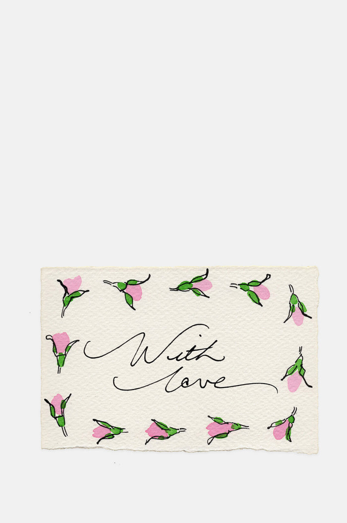 Rosebuds With Love Card