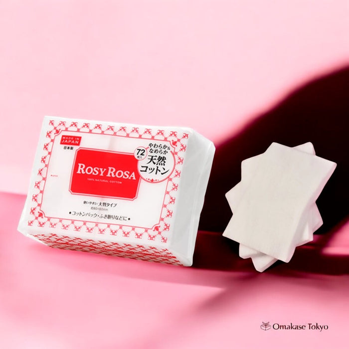 ROSY ROSA Large Cotton Pads 72 Sheets