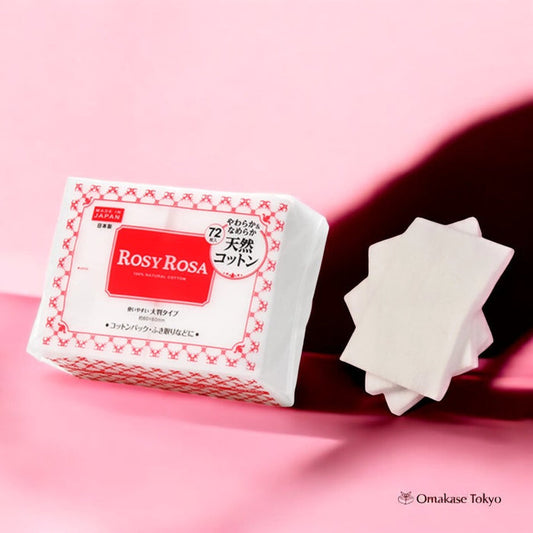 ROSY ROSA Large Cotton Pads 72 Sheets