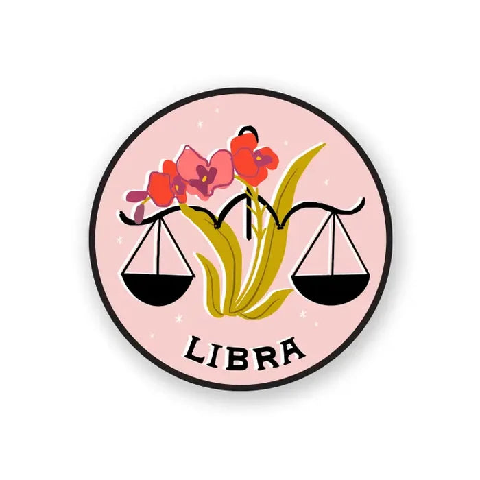 Round Zodiac Sticker