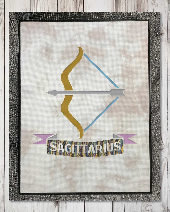 Sagittarius Cross Stitch Pattern (Zodiac Series)