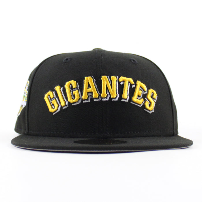 San Francisco Giants  GIGANTES Tell It GoodBye patch New Era 59Fifty Fitted Hat (Black Gray Under Brim)