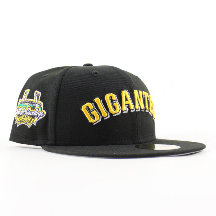 San Francisco Giants  GIGANTES Tell It GoodBye patch New Era 59Fifty Fitted Hat (Black Gray Under Brim)