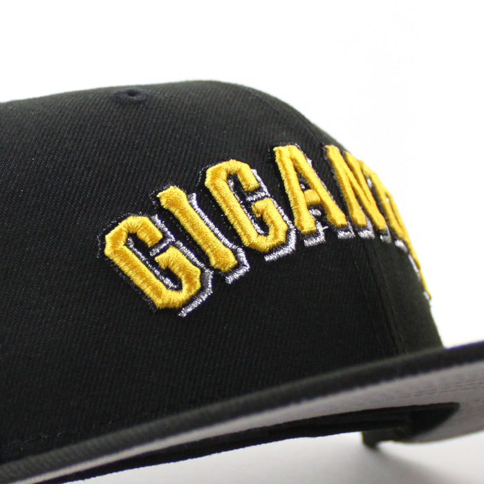 San Francisco Giants  GIGANTES Tell It GoodBye patch New Era 59Fifty Fitted Hat (Black Gray Under Brim)