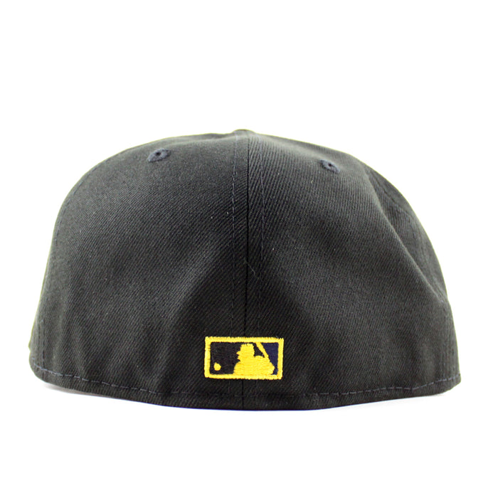 San Francisco Giants  GIGANTES Tell It GoodBye patch New Era 59Fifty Fitted Hat (Black Gray Under Brim)