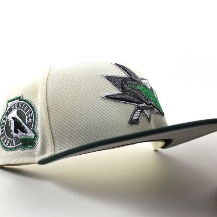 San Jose Sharks Northern California New Era 59Fifty Fitted Hat (Chrome White Gray Gray Under Brim)