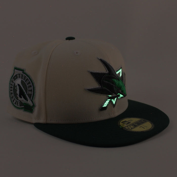 San Jose Sharks Northern California New Era 59Fifty Fitted Hat (Chrome White Gray Gray Under Brim)