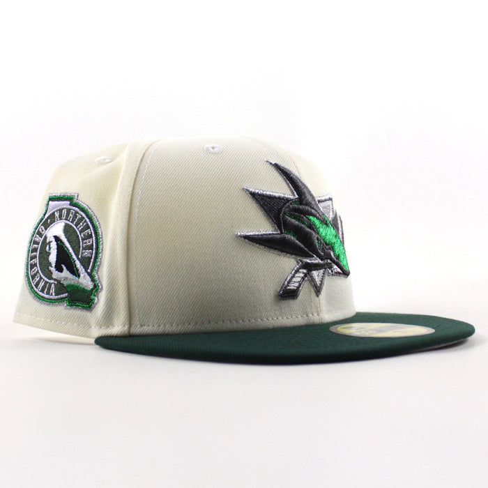 San Jose Sharks Northern California New Era 59Fifty Fitted Hat (Chrome White Gray Gray Under Brim)