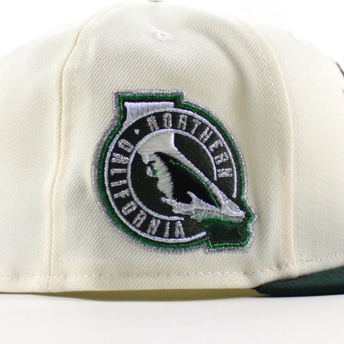 San Jose Sharks Northern California New Era 59Fifty Fitted Hat (Chrome White Gray Gray Under Brim)