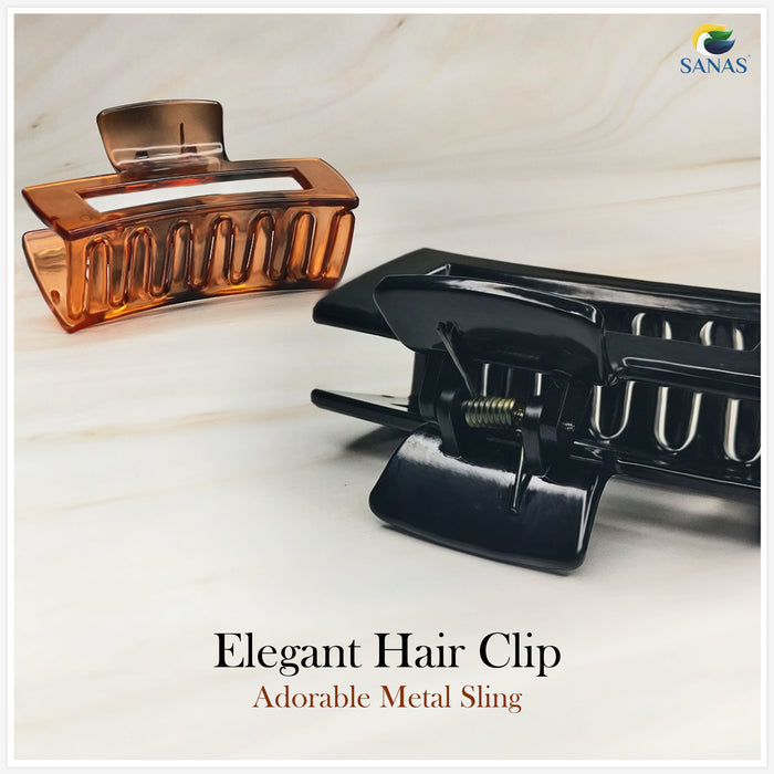 Non-Slip Rectangle Hair Clips for Everyday Styling