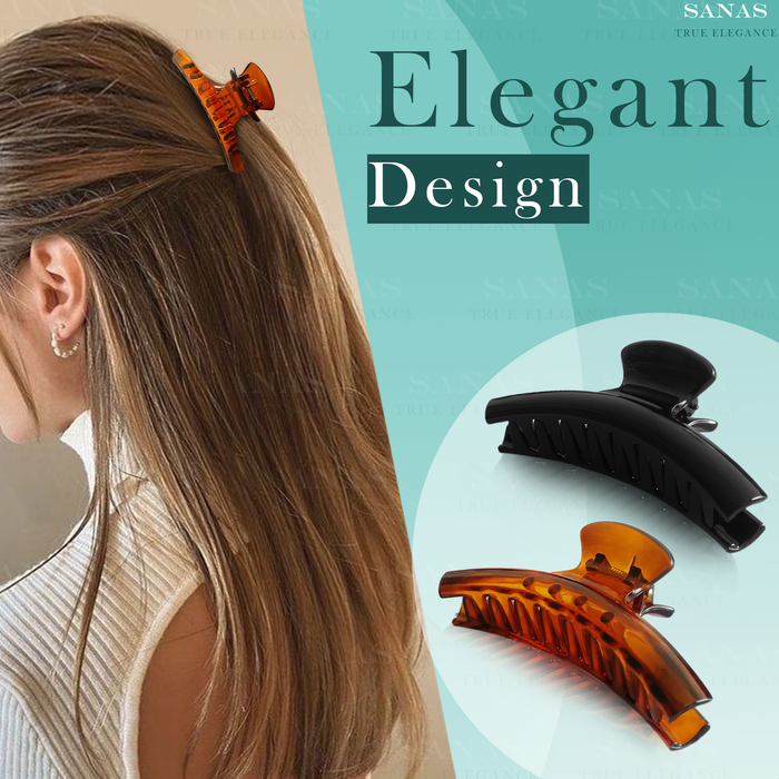 Comfortable Semi Curve Hair Clutcher Clips for Women