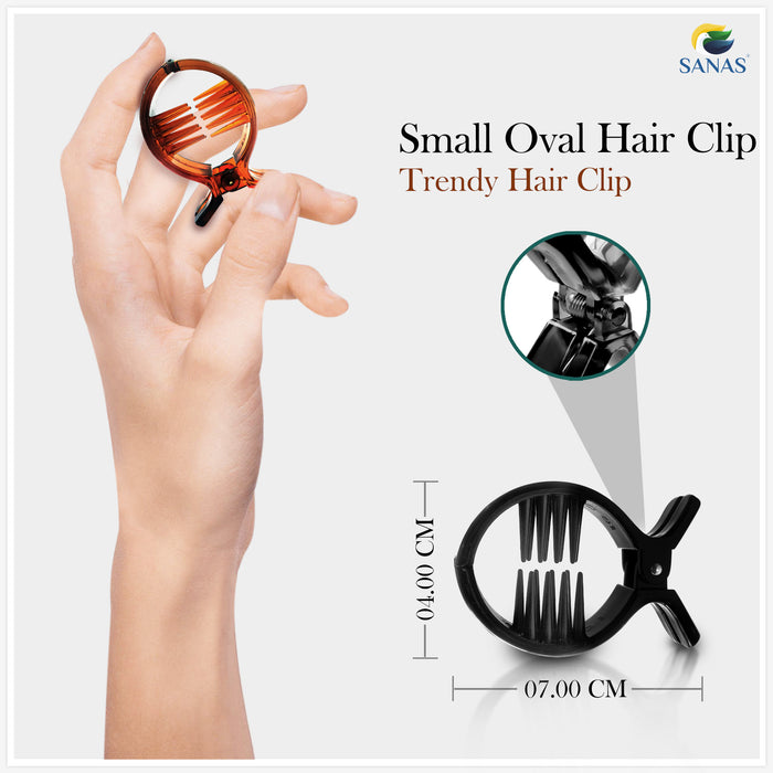 SANAS Mini Hair Claw Clips Set of 4