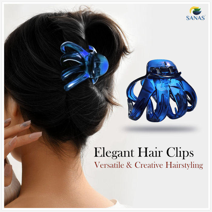 Acrylic hair claw clips for curly wavy and straight hair