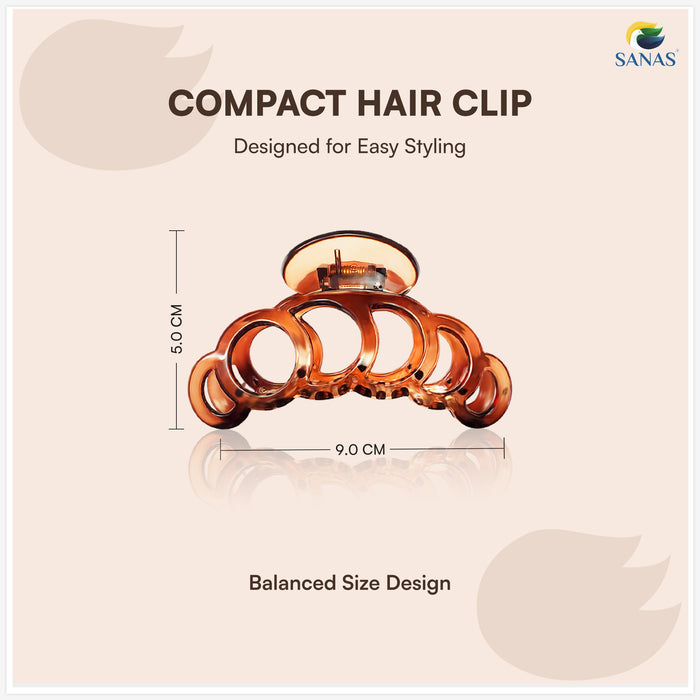 Korean Style Six Ring Hair Clutcher for Thick Long Curly Hair Women