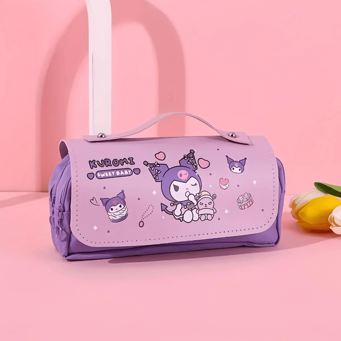 Sanrio Multi - Function Pencil Case. سانريو مقلمة متعددة الوظائف - Princess Cosmetics Qatar
