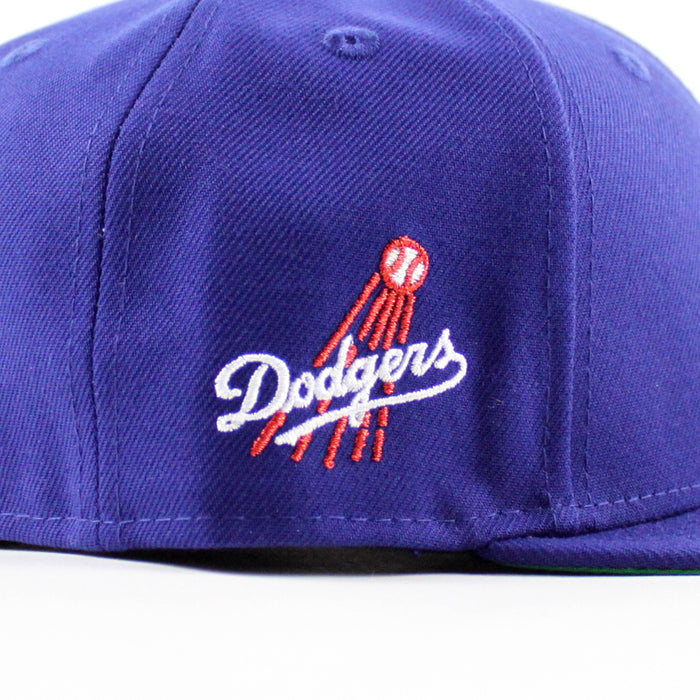 Santa Barbara Dodgers Patch New Era 59Fifty Fitted Hat (Royal Blue Green Under Brim)