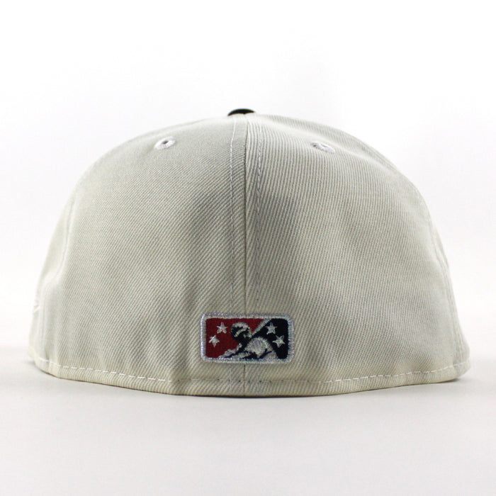 Scranton Wilkes-Barre Yankees Empire State Patch New Era 59Fifty Fitted Hat (Chrome White Navy Green Under Brim)