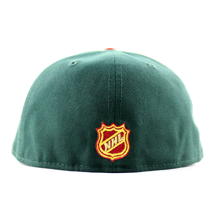 Seattle Kraken 2021-2022 Season New Era 59Fifty Fitted Hat (Dark Green Gray Under brim)