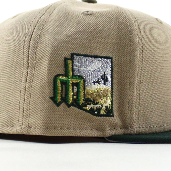 Seattle Mariners 30th Anniversary New Era 59Fifty Fitted Hat (Camel Dark Green Gray Under Brim)