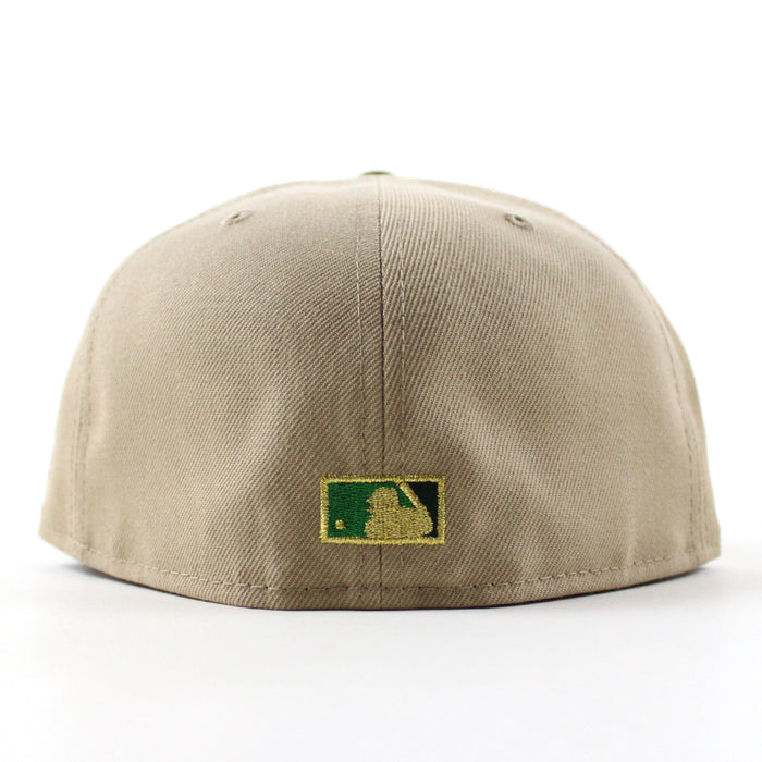 Seattle Mariners 30th Anniversary New Era 59Fifty Fitted Hat (Camel Dark Green Gray Under Brim)