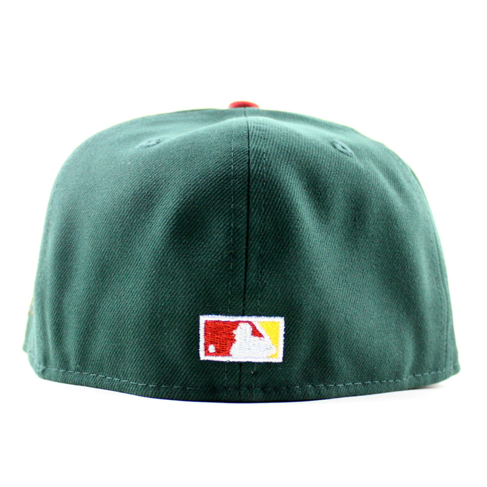 Seattle Mariners 30th Anniversary New Era 59Fifty Fitted Hat (Dark Green Yellow Gray Under Brim)