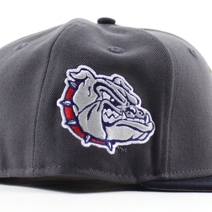 Seattle Mariners x GONZAGA BULLDOGS New Era 59Fifty Fitted Hat (Graphite Gray Navy Gray Under Brim)