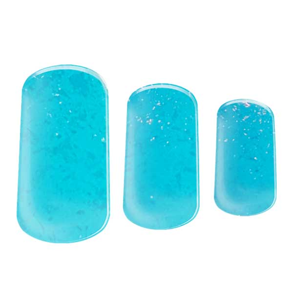Semi-cured gel nail wraps in Frozen Speckle, product shot