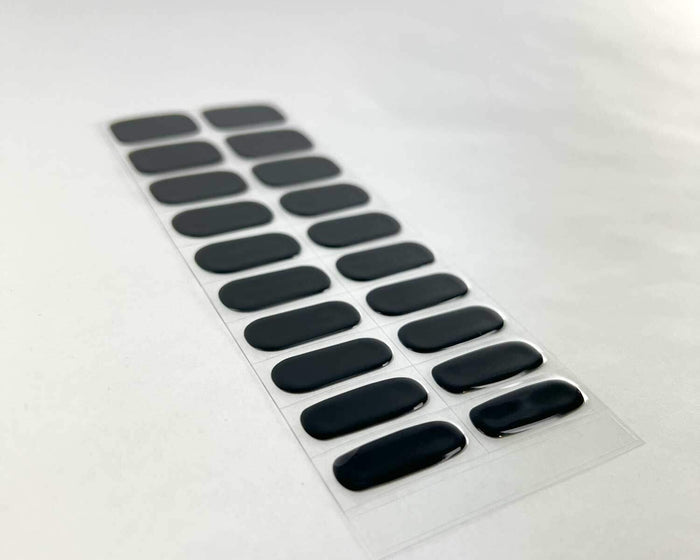 Semi-cured Gel Nail Wraps - Night Black
