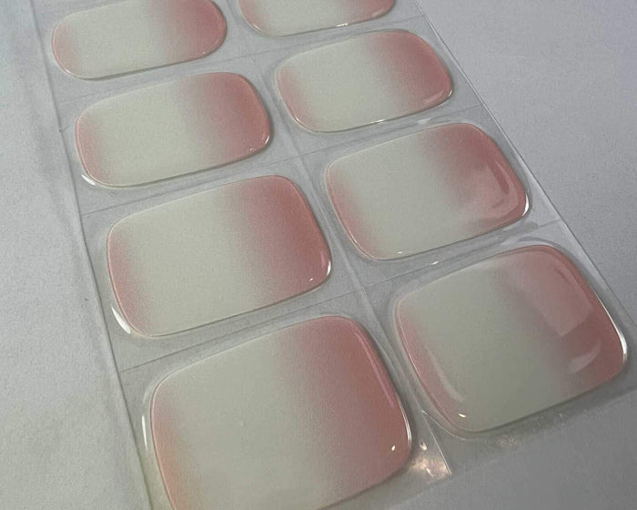 Semi-cured Gel Nail Wraps - Ombre Pink