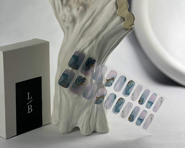 Semi-cured Gel Nail Wraps - Opal Glitter