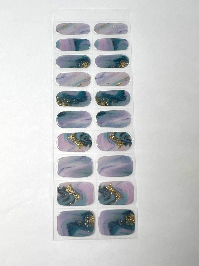 Semi-cured Gel Nail Wraps - Opal Glitter