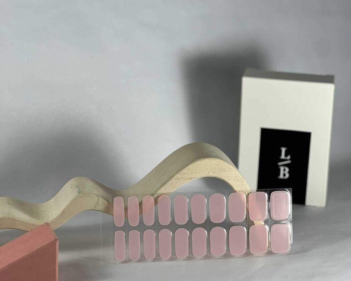 Semi-cured Gel Nail Wraps - Pale Pink Power
