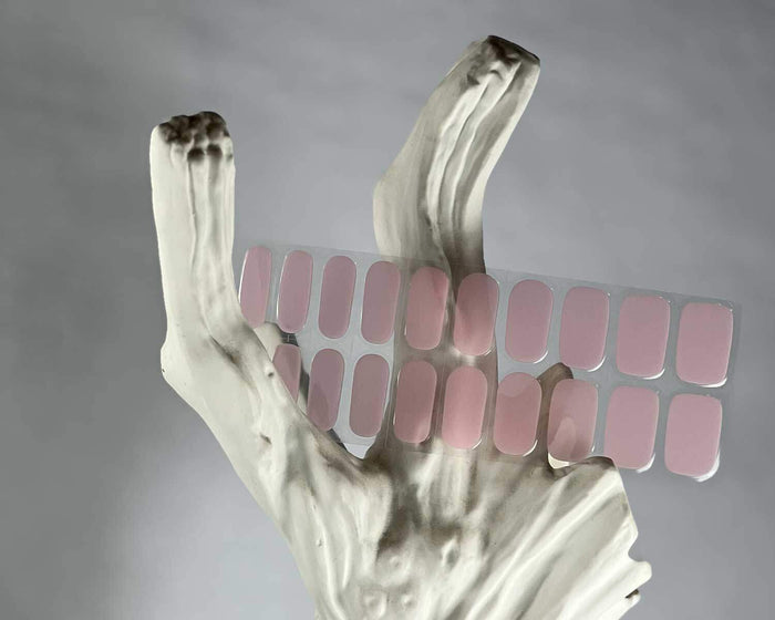 Semi-cured Gel Nail Wraps - Pale Pink Power