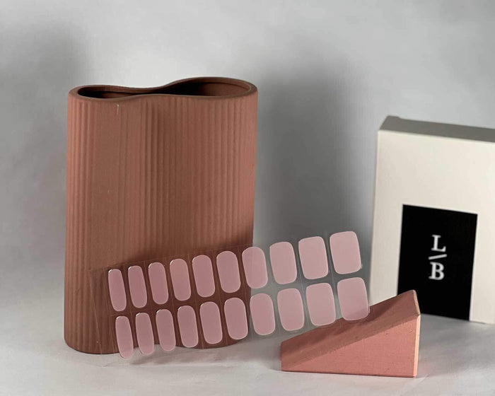 Semi-cured Gel Nail Wraps - Pale Pink Power