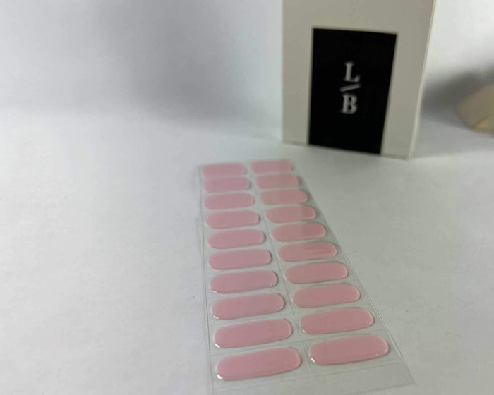 Semi-cured Gel Nail Wraps - Pale Pink Power