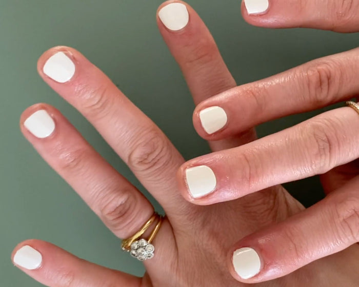 Semi-cured Gel Nail Wraps - Pure White