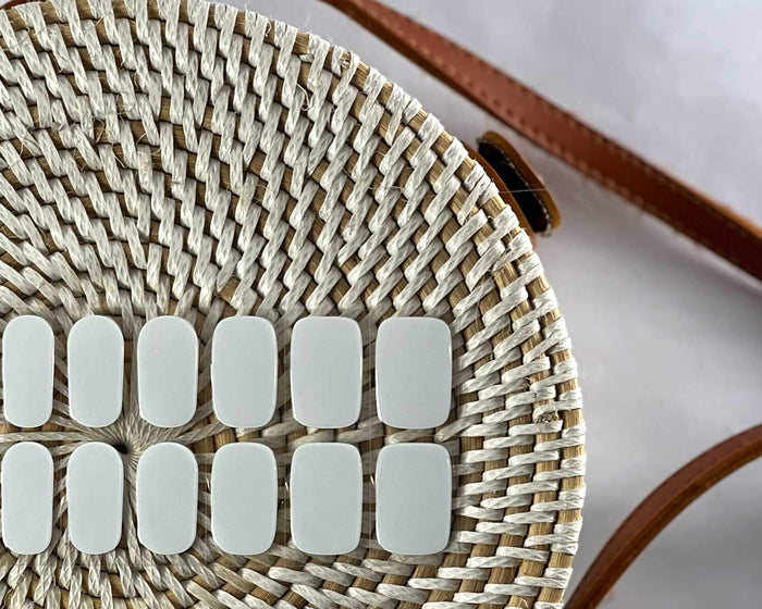 Semi-cured Gel Nail Wraps - Pure White